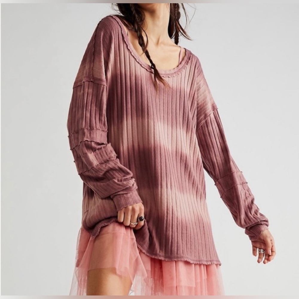 1. NWOT Free People Sunset Tee